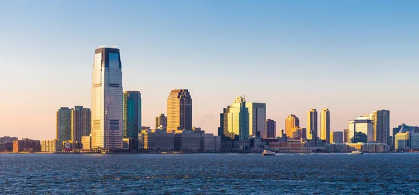 Jersey City New Jersey Skyline New York Harbor — Stock Photo, Image