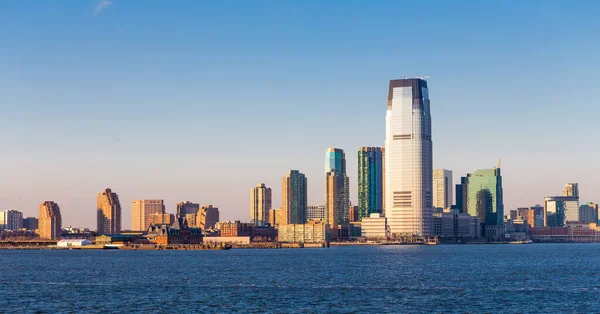 Jersey City New Jersey Skyline New York Harbor Royalty Free Stock Photos