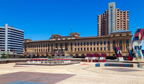 Adelaide Australien Dezember 2014 Öffentlicher Platz Stadtzentrum Von Adelaide Mit — Stockfoto