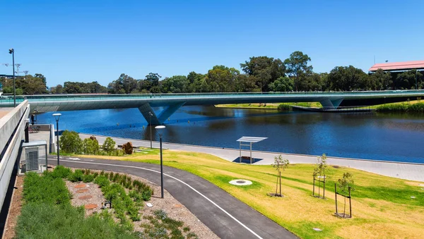 River Torrens River Torrens Footbridge North Adelaide Austrálie — Stock fotografie