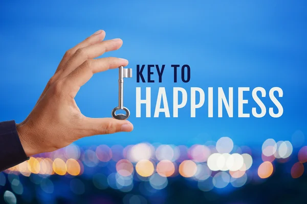 Key to happiness — Stock Photo, Image
