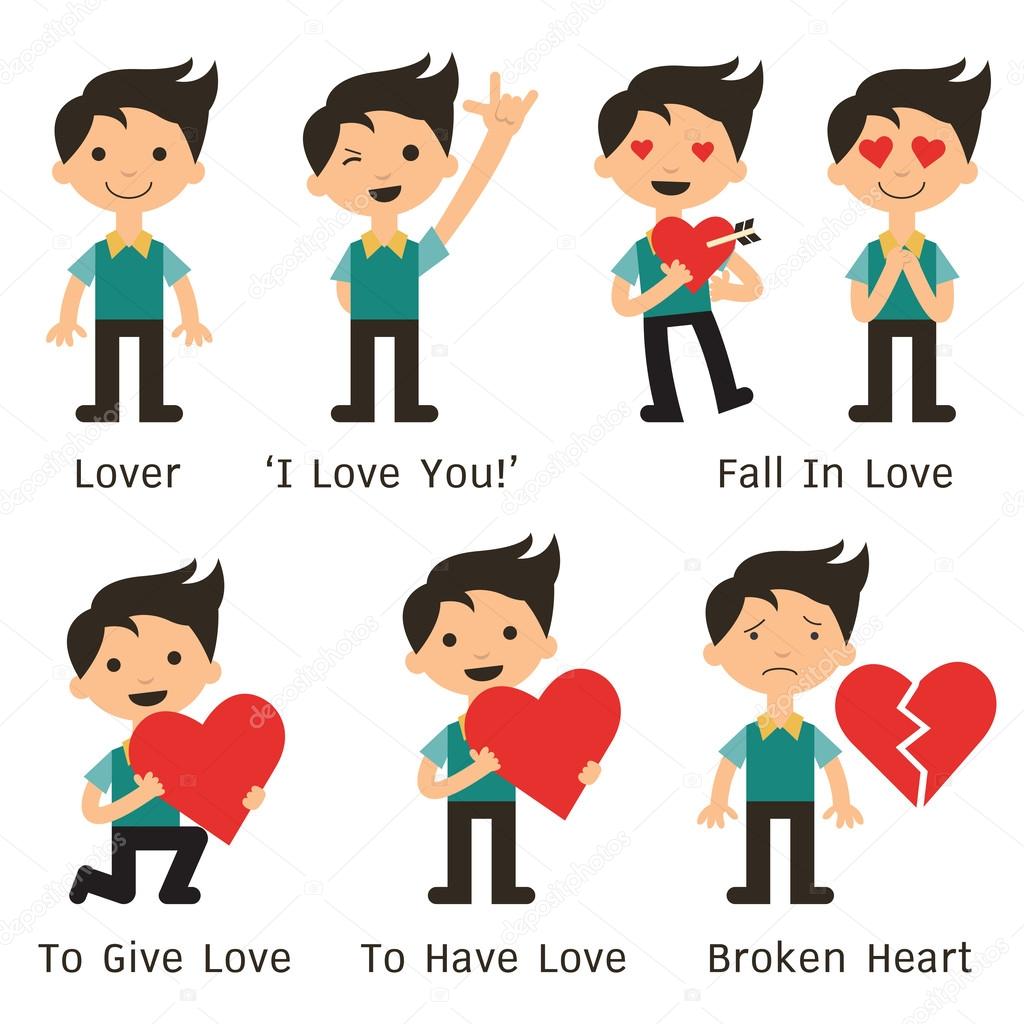 Man with love Stock Vector Image by ©jesadaphorn #61899147 Man with love Stock Vector Image by ©jesadaphorn #61899147