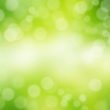 Yeşil bokeh arka plan