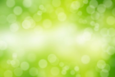 Yeşil bokeh arka plan