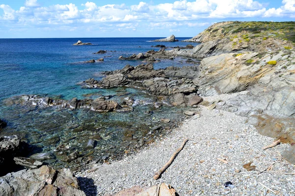 Widok Wybrzeże Coscia Donna — Zdjęcie stockowe