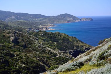 Capo Negru 'dan Nurra sahili manzarası