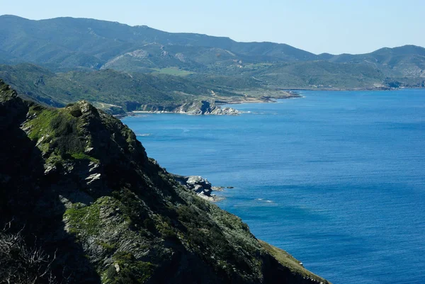 Widok Wybrzeże Nurra Capo Negru — Zdjęcie stockowe