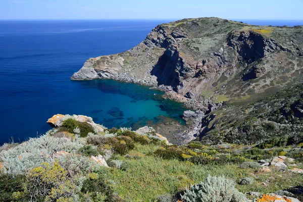 Vista Cala Capo Mannu — Fotografia de Stock