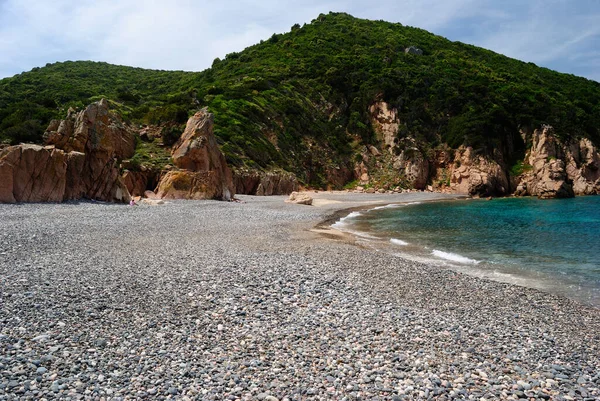 Cala Tinnari Plajı Manzarası — Stok fotoğraf