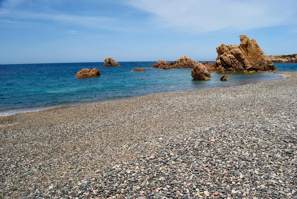 View Cala Tinnari Beach — Stock Photo, Image