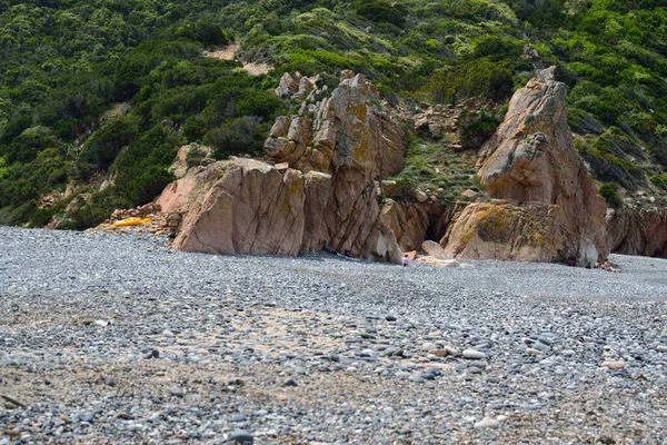 Vista Praia Cala Tinnari — Fotografia de Stock