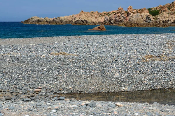 Uitzicht Het Strand Van Cala Tinnari — Stockfoto