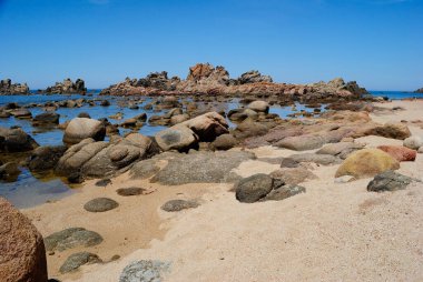 Punta Canneddi plajı manzarası