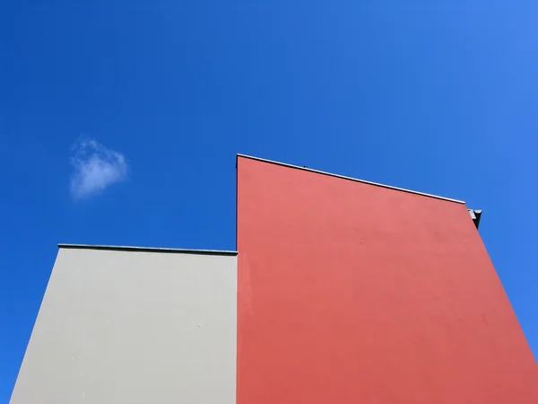 Sky blue gable — Stock Photo, Image