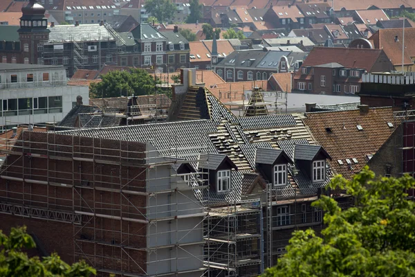 Neues Dach am Haus — Stockfoto