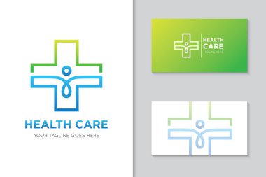 Tıbbi sağlık logosu, simge, sembol tasarım şablonu