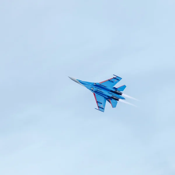 6月12日2014年6月12日 庆祝俄罗斯骑士俄罗斯Vityazi飞行小组成立 27小组正在飞行 — 图库照片