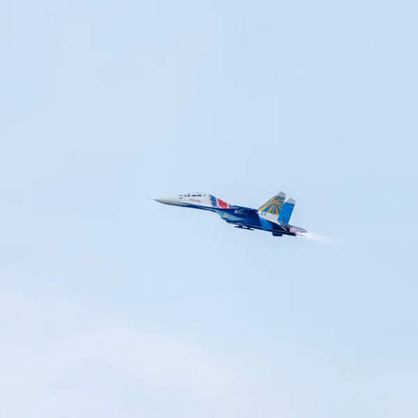 6月12日2014年6月12日 庆祝俄罗斯骑士俄罗斯Vityazi飞行小组成立 27小组正在飞行 — 图库照片