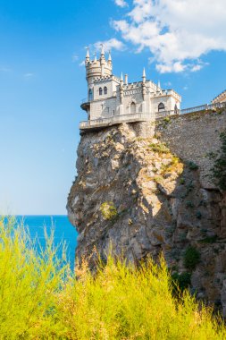 Yalta tanınmış kale kırlangıç yuvaya