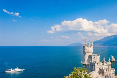 Yalta tanınmış kale kırlangıç yuvaya