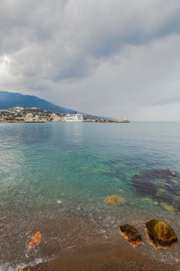 Yalta, Ukrayna - 22 Nisan. msc lirica yalta içinde