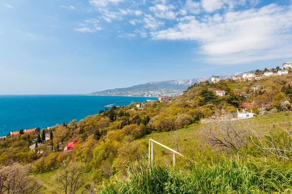 View on Yalta city in Crimea, Ukraine