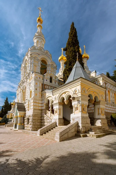 Yalta Alexander nevsky Ortodoks Kilisesi. — Stok fotoğraf