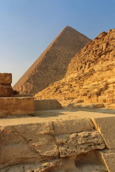 Pyramiderna i giza i Kairo, Egypten — Stockfoto