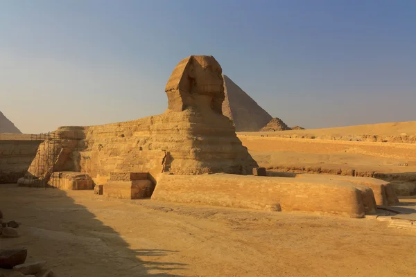 Het volledige profiel van de grote Sphinx — Stockfoto