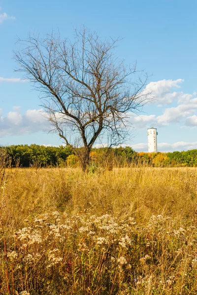 Old water supply tower near Donetsk,Ukraine — Stock Photo, Image