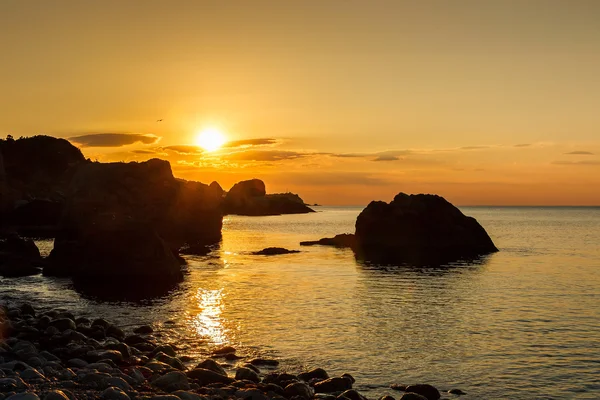 Gryning vid Svarta havet. — Stockfoto