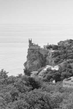 Yalta tanınmış kale kırlangıç yuvaya.