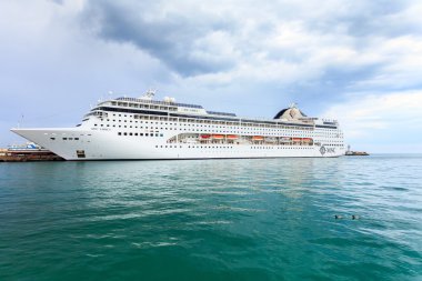 Yalta, Ukrayna - 21 Nisan: Msc Lirica yolcu gemisi