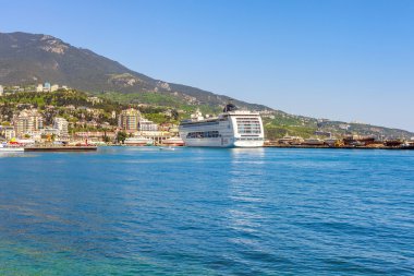 Yalta, Ukrayna - 21 Mayıs: Msc Lirica yolcu gemisi 