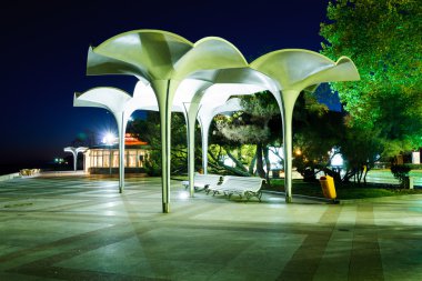 Streets evening of Yalta