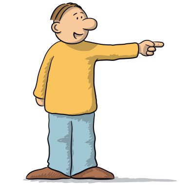 Bu karakter gösterir gülümseyerek