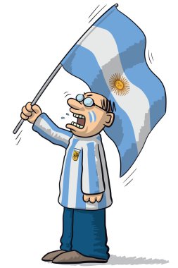 Arjantin futbol destekçisi