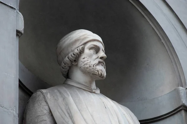 Estatua Aire Libre Piazzale Degli Uffizi Florencia Toscana Italia — Foto de Stock