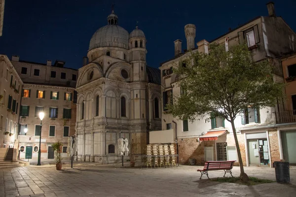 Město Benátky Kostel Santa Maria Dei Miracoli Itálie — Stock fotografie
