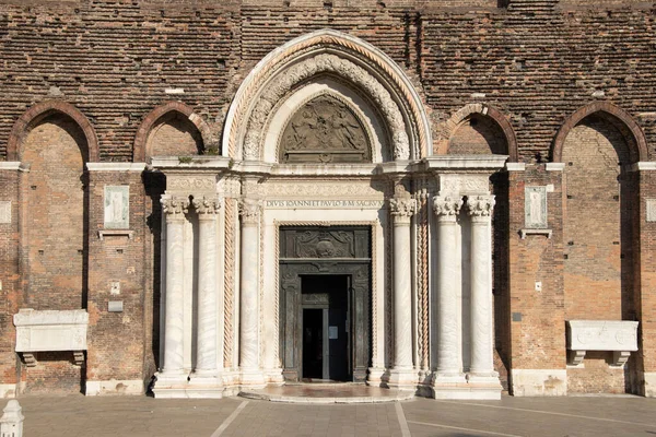 意大利威尼斯市Santi Giovanni Paolo大教堂 — 图库照片