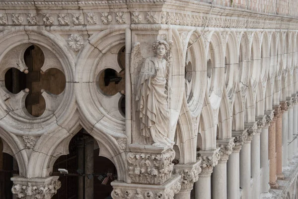 Dogenpalast Historischer Sitz Des Dogen Der Stadt Venedig Italien Europa — Stockfoto