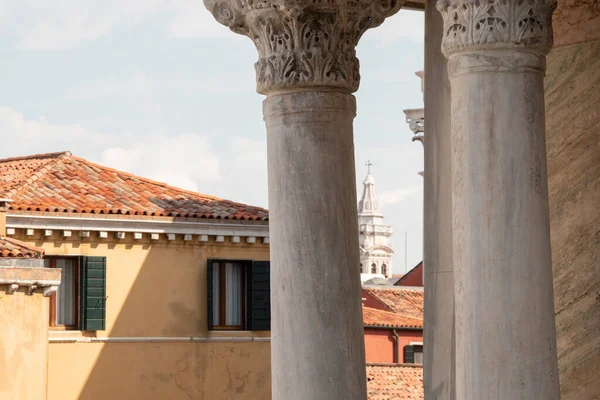 Markusbasilika Außenseite Der Domkirche Stadt Venedig Italien Europa — Stockfoto