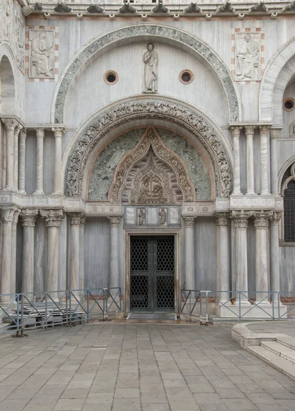 Markusbasilika Außenseite Der Domkirche Stadt Venedig Italien Europa — Stockfoto