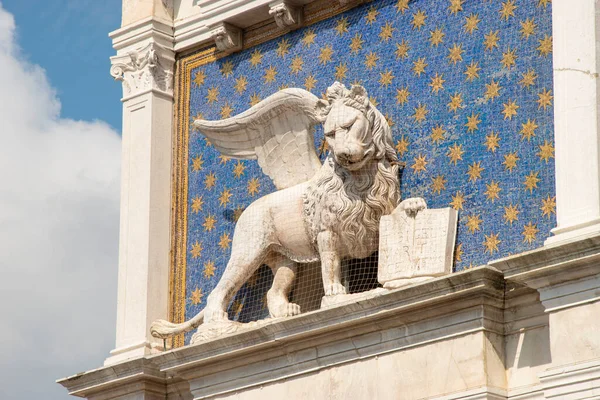 Tour Horloge Bâtiment Renaissance Situé Sur Place San Marco Venise — Photo