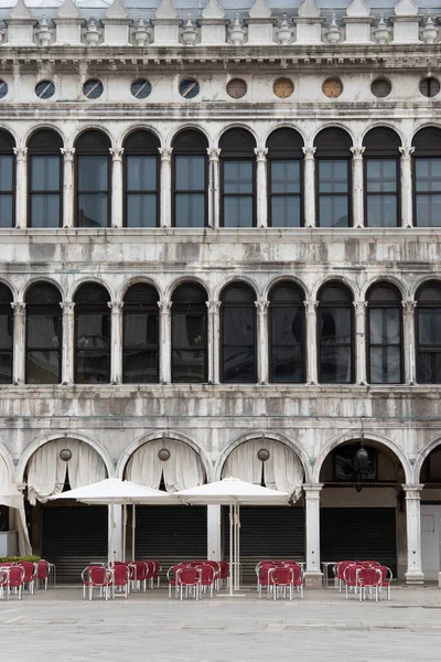 Procuratie Vecchie Elevación Piazza San Marco Ciudad Venecia Italia Europa —  Fotos de Stock