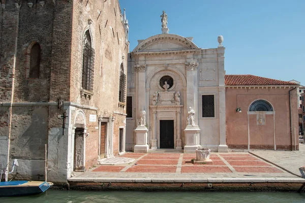 Iglesia Abadía Misericordia Ciudad Venecia Italia Europa — Foto de Stock