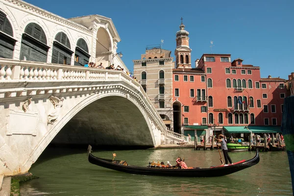 Die Gondel Typisches Boot Der Stadt Venedig Italien Europa — Stockfoto