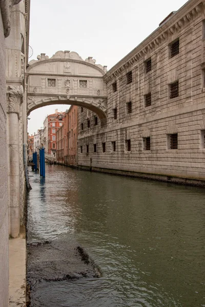 Мост Вздохов Венеция Италия Европа — стоковое фото
