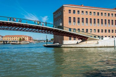 Anayasa köprüsü, Calatrava köprüsü, Büyük Kanal, Venedik, İtalya, Avrupa