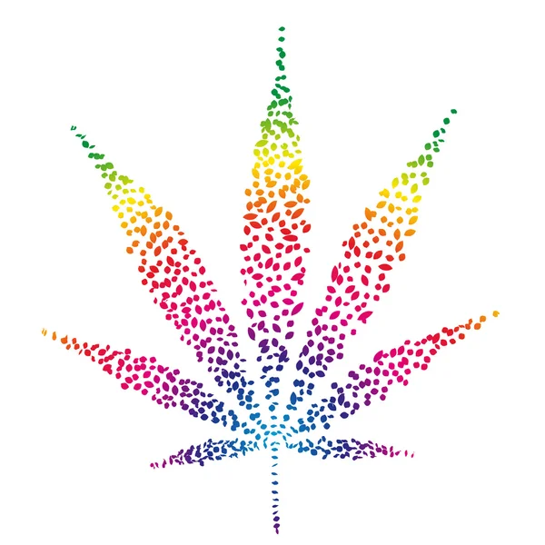 Marihuana — Stockvector